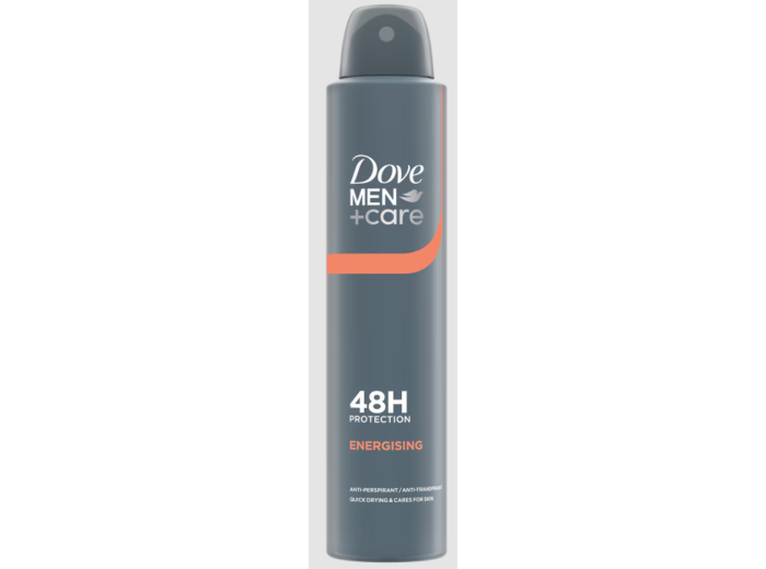 DOVE MEN+CARE DEO SPRAY 200ML ENERGISING
