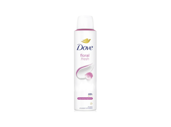 DOVE DEO SPRAY 200ML FLORAL FRESH