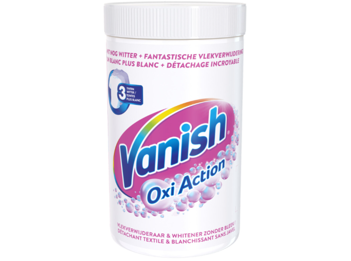 VANISH OXI ACTION VLEKVERWIJDERAAR 1,5KG 25SC POEDER WIT