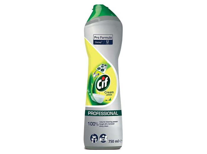CIF PROFESSIONAL SCHUURCREME LEMON 750ML