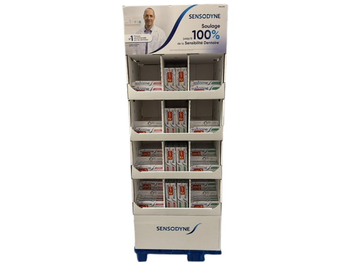 SENSODYNE DISPLAY 204PCS TANDPASTA 2X75ML 2ASS