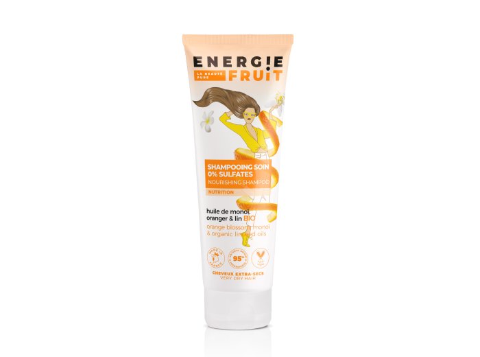 ENERGIE FRUIT SHAMPOOING 250ML MONOI ORANGER CHEVEUX EXTRA SECS  