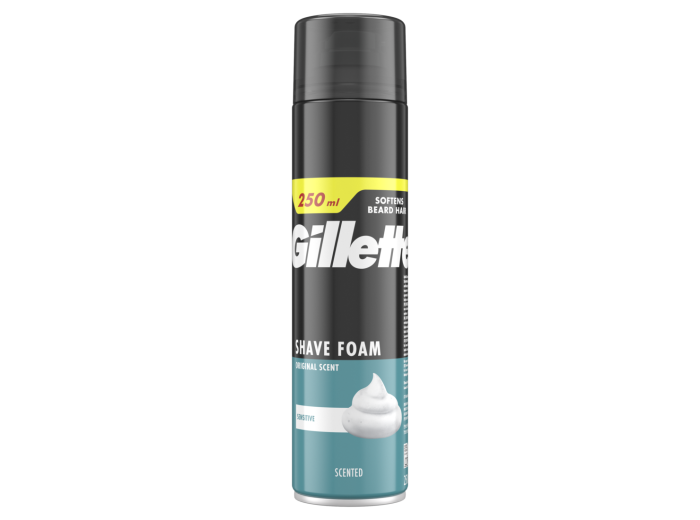 GILLETTE SCHEERSCHUIM 250ML SENSITIVE