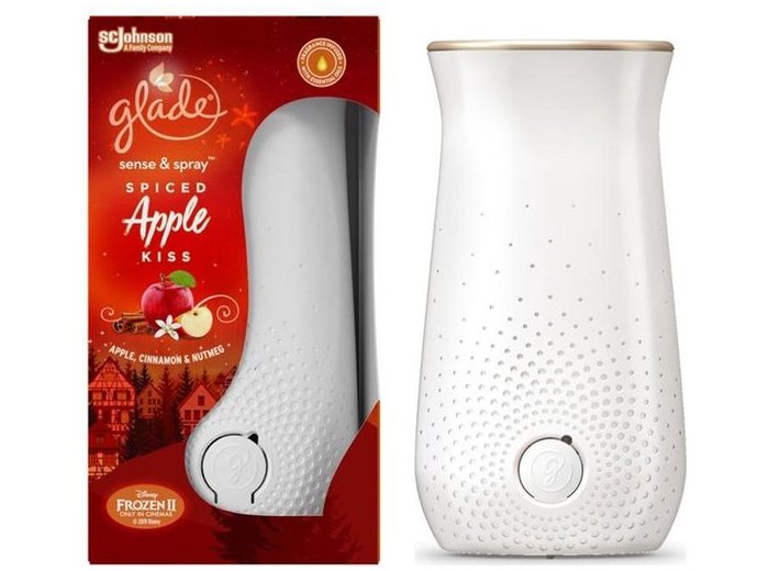 GLADE LUCHTVERFRISSER 18ML SPRAY SPICED APPLE KISS FROZEN II