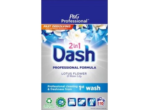 DASH WASPOEDER PROFFESIONAL 2 IN 1 LOTUSBLOEM EN WATERLELIE 110 SC 7,15 KG
