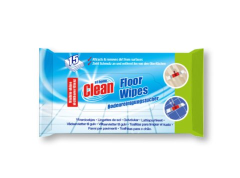 AT HOME CLEAN VLOERDOEKJES 15 STUKS REGULAR