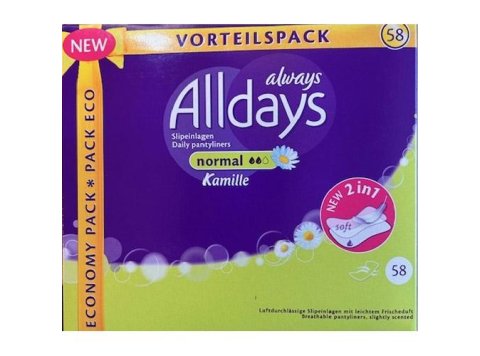 ALLDAYS INLEGKRUISJES 58 ST NORMAL KAMILLE