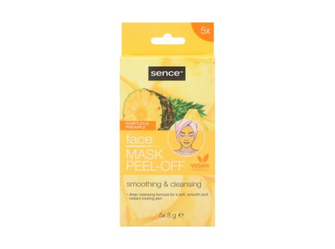 SENCE GEZICHTSMASKER PEEL-OFF PINEAPPLE 5X8GR