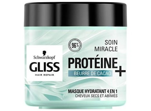 GLISS HAARMASKER 400ML PROTEINE + BEURRE DE CACAO