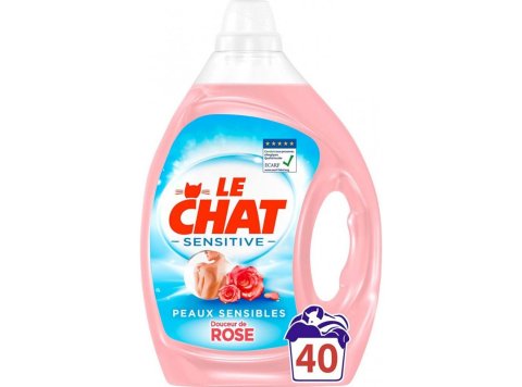 LE CHAT VLOEIBAAR WASMIDDEL 40SC 2L SENSITIVE DOUCEUR DE ROSE