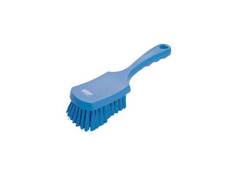 VIKAN WERKBORSTEL KORT BLAUW 245X70X50MM HARD POLYESTER