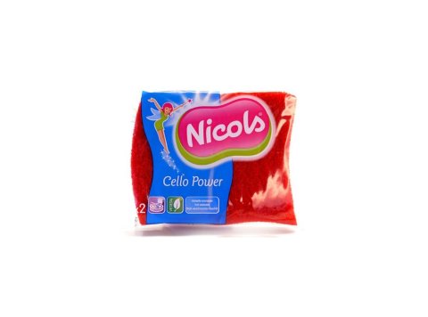 NICOLS CELLULOSE SCHUURSPONS CELLO POWER X 2