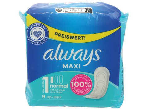 ALWAYS MAXI MAANDVERBAND NORMAL 9 ST