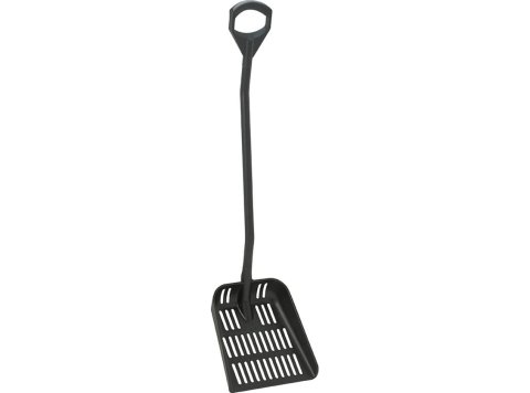VIKAN UITLEKSCHEP 380 X 340 X 90 MM STEEL 1300 MM ZWART