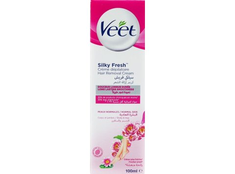 VEET ONTHARINGSCREME 100 ML SILKY FRESH NORMALE HUID