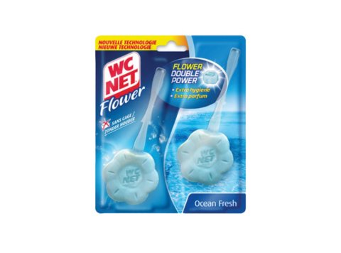 WC NET TOILETBLOK FLOWER 2 X 38 GR DOUBLE POWER OCEAN