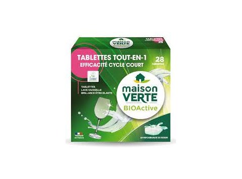 MAISON VERTE VAATWASTABLETTEN 28ST NATRIUMPERCARBONAAT