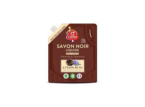 OCEDAR SAVON NOIR LIQUIDE 1,4L MULTI USAGES A L'HUILE DE LIN