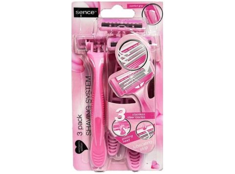 SENCE SCHEERMESJES 3ST WOMEN TRIPLE BLADES SENSITIVE