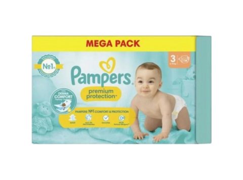 PAMPERS PREMIUM PROTECTION LUIERS MEGA PACK 114 STUKS MAAT 3 (6-10KG)
