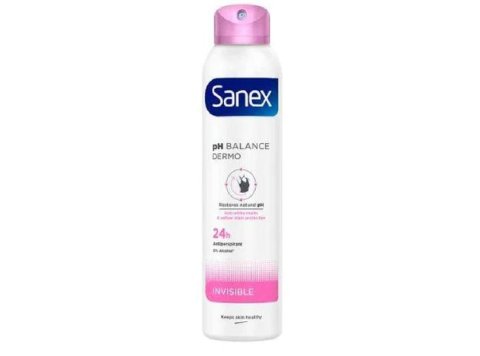 SANEX DEODORANT 250ML INVISIBLE