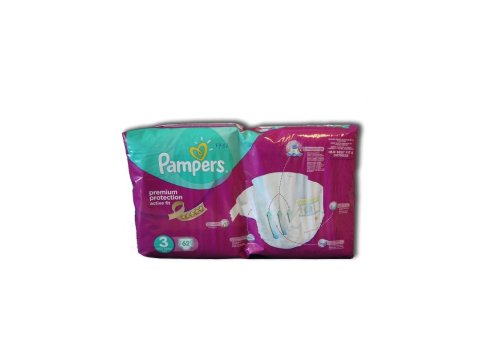 PAMPERS PREMIUM PROTECTION ACTIVE FIT N°3 MIDI 62 STUKS (5-9 KG)