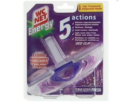 WC NET MAXI BLOC ENERGY MET ANTI KALK LAVENDELFRIS 38 GR