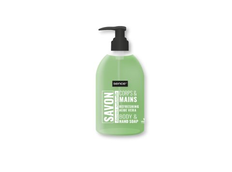 SENCE LICHAAM- & HANDZEEP MET POMP REFRESHING ALOE VERA 500ML