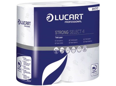TOILETPAPIER STRONG LUCART 4-L 14 X 4 ROLLEN 140 VEL (811717)