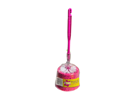 WC BORSTEL MET GARNITUUR BLOEMEN ROND
