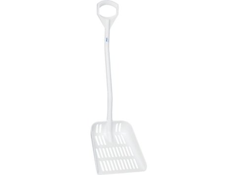 VIKAN SCHOP MET DRAINERING STEEL 115CM 38X34