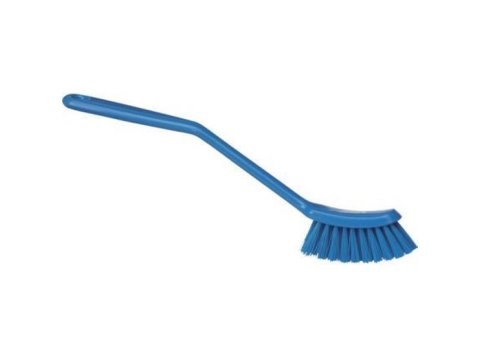 VIKAN AFWASBORSTEL MEDIUM BLAUW 255X24X33 MM