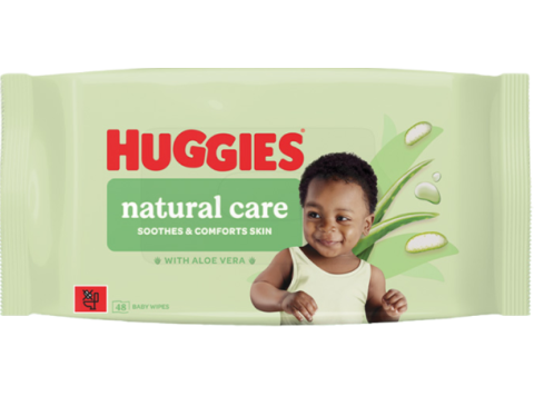 HUGGIES BABYDOEKJES NATURAL CARE 56 ST ALOE VERA