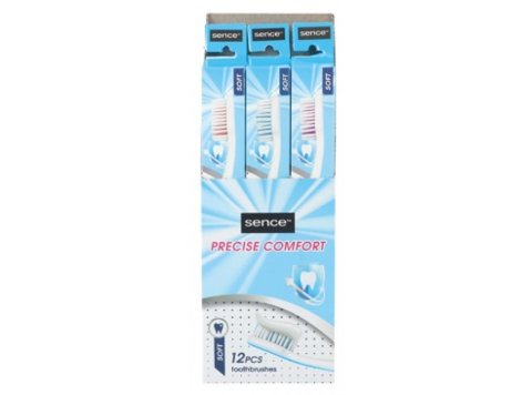 SENCE TANDENBORSTELS 12PCS PRECISE COMFORT SOFT