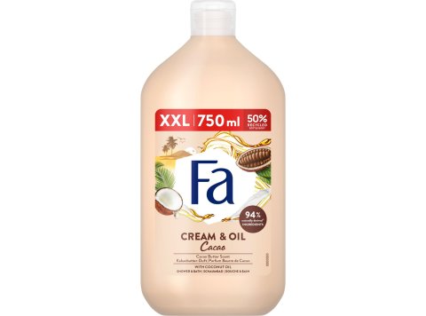FA DOUCHE CREAM & OIL CACAO 750ML XXL