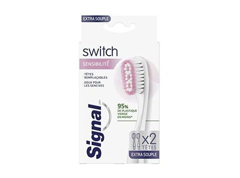 SIGNAL TANDENBORSTEL 2ST SWITCH TETES SENSIBILITE