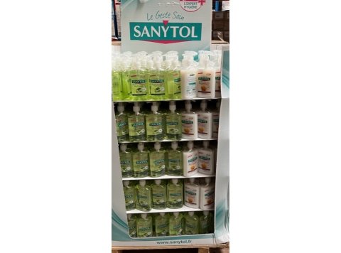 DISPLAY SANYTOL HANDZEEP ANTIBACTERIEN 340 ST