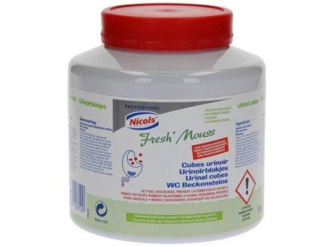 NICOLS FRESHMOUSSE URINOIRBLOKJES 1KG (504955)