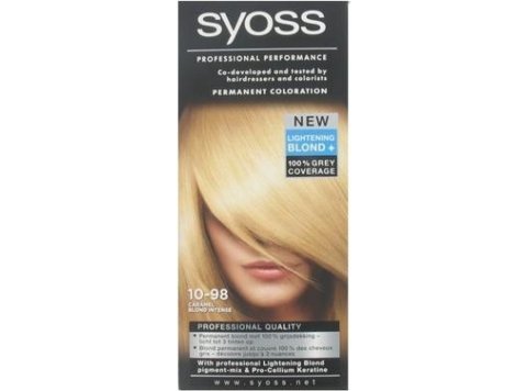 SYOSS HAARKLEURING 10-98 CARAMEL BLOND INTENS