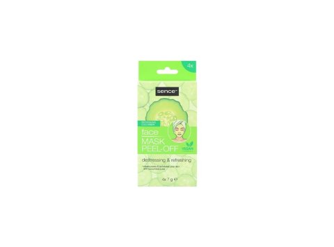 SENCE KOMKOMMER PEEL-OFF MASKER 4X7GR