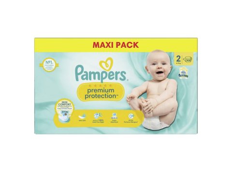 PAMPERS PREMIUM PROTECTION LUIERS MAXI PACK 108 STUKS MAAT 2 (4-8KG)