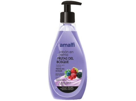 AMALFI HANDZEEP 500ML MET POMP JABON EN CREMA FRUTAS DEL BOSQUE BOSVRUCHTEN