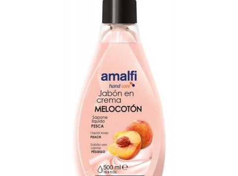 AMALFI HANDZEEP 500ML MET POMP JABON EN CREMA MELOCOTON PECHE