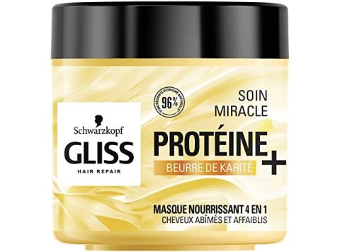 GLISS HAARMASKER 400ML PROTEINE + BEURRE DE KARITE