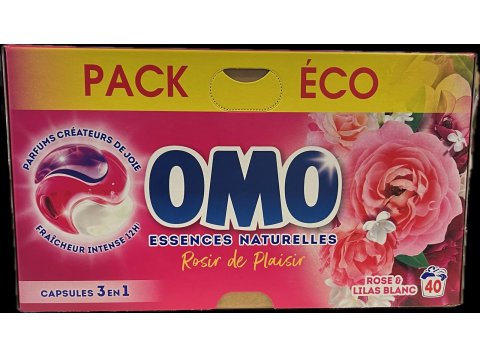 OMO PODS 3 EN 1 ROSIR DE PLAISIR 40SC ROSE & LILAS BLANC