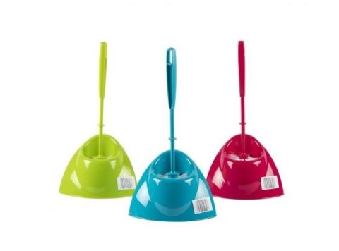 WC SET DRIEHOEK CRYSTAL WIT/ZWART