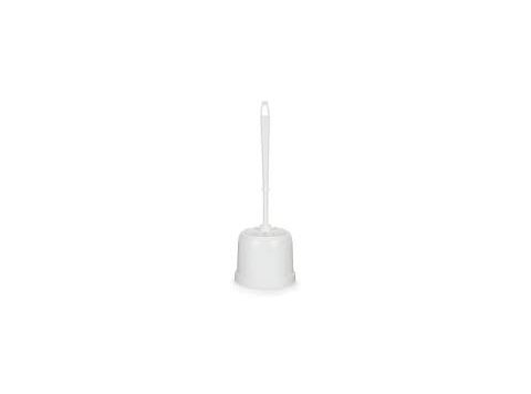 WC BORSTEL MET GARNITUUR (WIT) (LAAG MODEL)