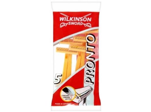 WILKINSON WEGWERPSCHEERMESJES 5ST PRONTO (1 MES)