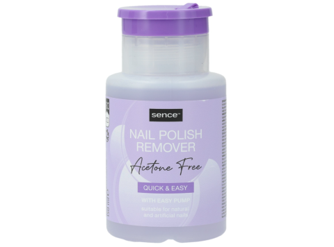SENCE NAGELLAK REMOVER 150ML ACETONE FREE MET POMP