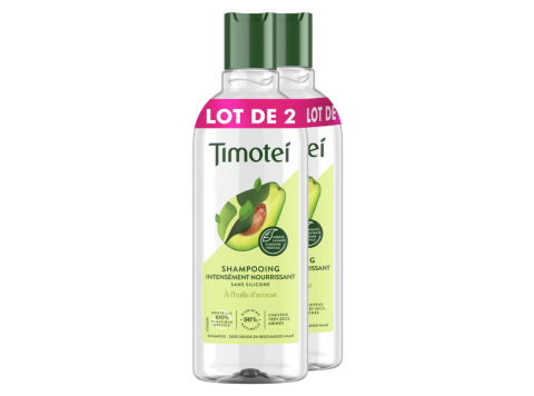 TIMOTEI SHAMPOO HUILE D'AVOCAT LOT DE 2X300ML